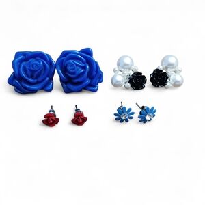 🌟3/$15 Floral Earring Set